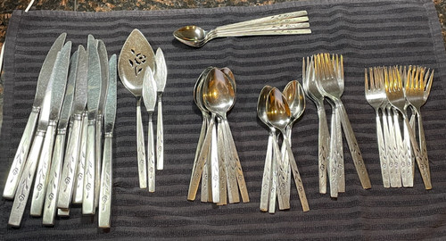 55pc vintage oneida capistrano - 55pc,