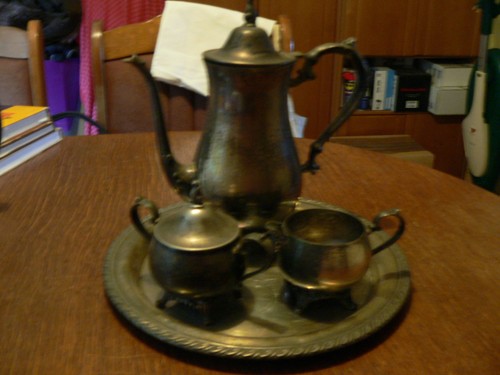 Versilbertes kaffee service - ,