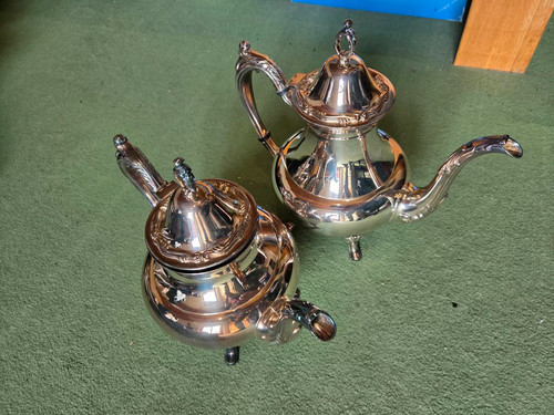 Oneida silber teekannen - ,